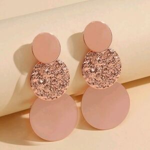 Rose Gold Drop Earrings
